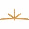 Ekena Millwork Alberta Rough Sawn Timber Gable Bracket, Western Red Cedar, 84"W x 49"H x 2"D x 4"F, 14/12 Pitch GBW084X49X0204ALB00RWR - alternate 2